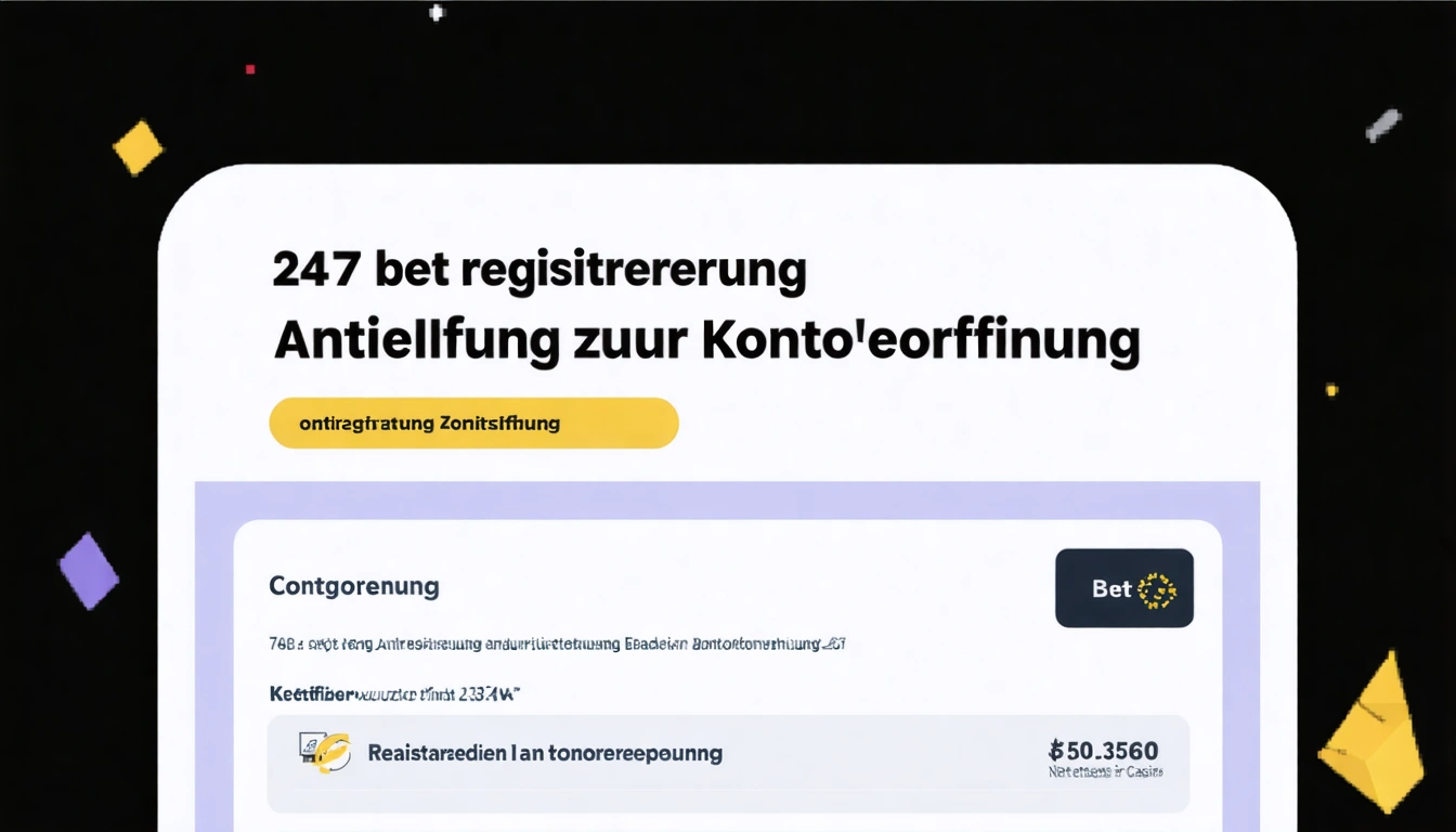 247bet registrierung Anleitung zur Kontoeröffnung